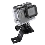 PULUZ アルミ合金バイク固定ホルダーマウント 三脚アダプター＆ネジ付き GoPro、Insta360、DJIおよびその他のアクションカメラ用 固定マウント2（ブラック）、固定マウント2（シルバー）、固定マウント2（レッド）、固定マウント2（ブルー）、固定マウント2（ゴールド）