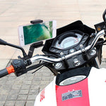 PULUZ アルミ合金バイク固定ホルダーマウント 三脚アダプター＆ネジ付き GoPro、Insta360、DJIおよびその他のアクションカメラ用 固定マウント2（ブラック）、固定マウント2（シルバー）、固定マウント2（レッド）、固定マウント2（ブルー）、固定マウント2（ゴールド）