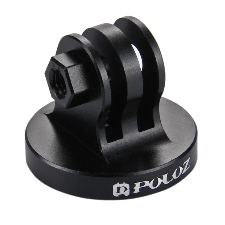 PULUZ 1/4インチネジ穴三脚マウント CNCアダプター GoPro、Insta360、DJI他アクションカメラ用、1/4インチネジ穴（ブラック）、1/4インチネジ穴（金）、1/4インチネジ穴（ブルー）、1/4インチネジ穴（レッド）