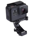PULUZ ブラック 縦面用 Jフック バックルマウント PULUZ アクションスポーツカメラ用 Jaws フレックスクランプマウント GoPro、Insta360、DJI 他アクションカメラ対応 Jフックマウント