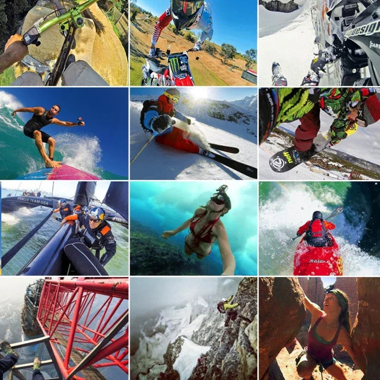 PULUZ ブラック 縦面用 Jフック バックルマウント PULUZ アクションスポーツカメラ用 Jaws フレックスクランプマウント GoPro、Insta360、DJI 他アクションカメラ対応 Jフックマウント