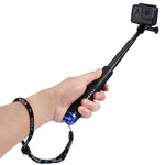 PULUZ ハンドヘルド伸縮ポール モノポッド GoPro、Insta360、DJI 他アクションカメラ対応 長さ: 19-49cm