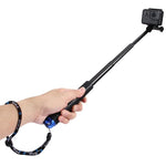 PULUZ ハンドヘルド伸縮ポール モノポッド GoPro、Insta360、DJI 他アクションカメラ対応 長さ: 19-49cm