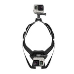PULUZ ハウンドドッグ フェッチ ハーネス 調節可能チェストストラップマウント GoPro、Insta360、DJI 他アクションカメラ対応 犬用チェストストラップ