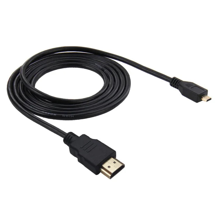 PULUZ ビデオ 19ピン HDMI to マイクロHDMIケーブル GoPro Hero11 Black / HERO10 Black / HERO9 Black /8 Black /7 /6 /5 /4 /3+ /3、Sony、LG、Panasonic、Canon、Nikon、スマートフォン、カメラ対応 長さ: 1.5m GoPro用 HDMIケーブル