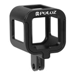 PULUZ ハウジングシェル CNCアルミ合金 保護ケージ 保険フレーム付き GoPro HERO5 Session /HERO4 Session /HERO Session対応 HERO4 Session用フレーム付き HERO5 Session用フレーム付き HERO5 Session用