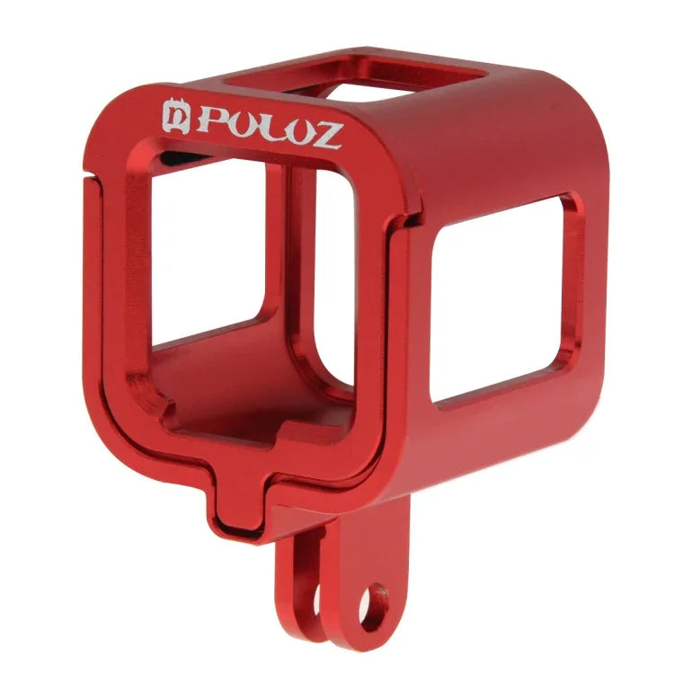 PULUZ ハウジングシェル CNCアルミ合金 保護ケージ 保険フレーム付き GoPro HERO5 Session /HERO4 Session /HERO Session対応 HERO4 Session用フレーム付き HERO5 Session用フレーム付き HERO5 Session用