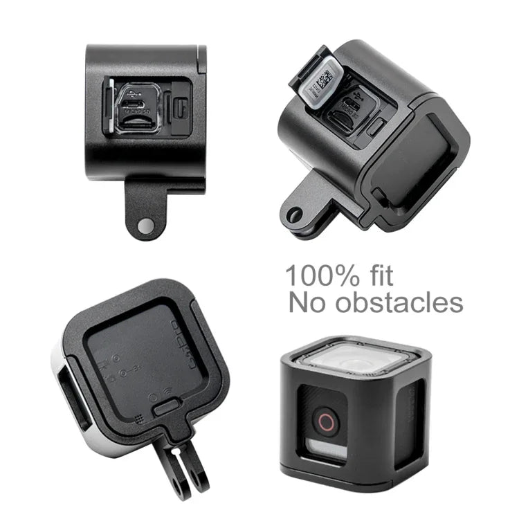 PULUZ ハウジングシェル CNCアルミ合金 保護ケージ 保険フレーム付き GoPro HERO5 Session /HERO4 Session /HERO Session対応 HERO4 Session用フレーム付き HERO5 Session用フレーム付き HERO5 Session用