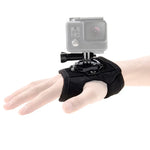 PULUZ 360度回転 グローブスタイル パームストラップマウントバンド GoPro、Insta360、DJIおよびその他のアクションカメラ対応, グローブパームストラップ