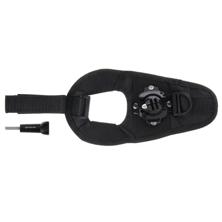 PULUZ 360度回転 グローブスタイル パームストラップマウントバンド GoPro、Insta360、DJIおよびその他のアクションカメラ対応, グローブパームストラップ