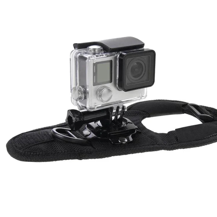 PULUZ 360度回転 グローブスタイル パームストラップマウントバンド GoPro、Insta360、DJIおよびその他のアクションカメラ対応, グローブパームストラップ