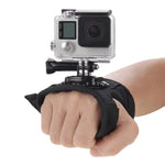 PULUZ 360度回転 グローブスタイル パームストラップマウントバンド GoPro、Insta360、DJIおよびその他のアクションカメラ対応, グローブパームストラップ
