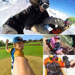 PULUZ 360度回転 グローブスタイル パームストラップマウントバンド GoPro、Insta360、DJIおよびその他のアクションカメラ対応, グローブパームストラップ