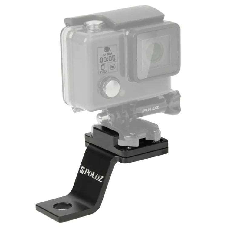 PULUZ 固定金属製バイクホルダーマウント GoPro、Insta360、DJIおよびその他のアクションカメラ対応, 固定マウント1(ブラック), 固定マウント1(シルバー), 固定マウント1(レッド), 固定マウント1(ブルー), 固定マウント1(ゴールド)