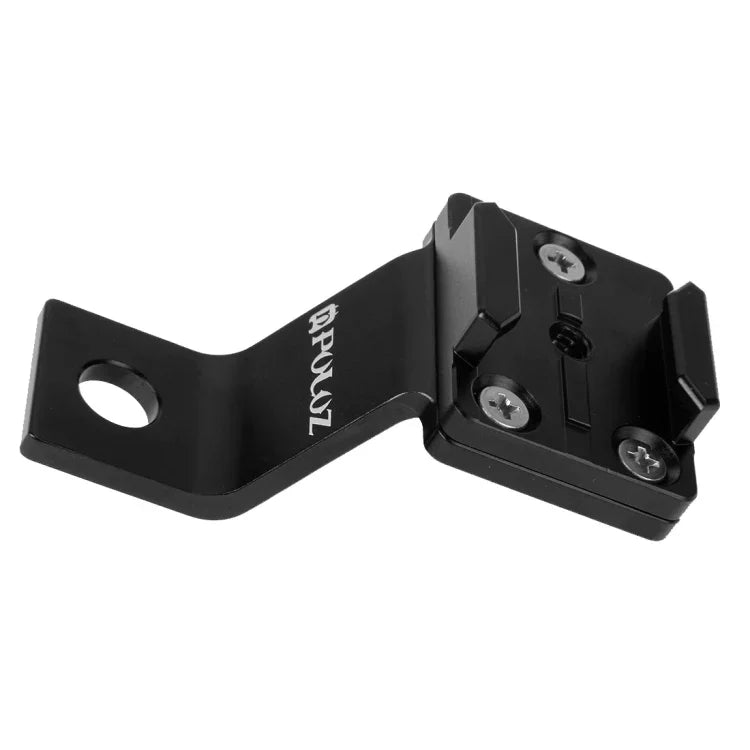 PULUZ 固定金属製バイクホルダーマウント GoPro、Insta360、DJIおよびその他のアクションカメラ対応, 固定マウント1(ブラック), 固定マウント1(シルバー), 固定マウント1(レッド), 固定マウント1(ブルー), 固定マウント1(ゴールド)