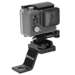 PULUZ 固定金属製バイクホルダーマウント GoPro、Insta360、DJIおよびその他のアクションカメラ対応, 固定マウント1(ブラック), 固定マウント1(シルバー), 固定マウント1(レッド), 固定マウント1(ブルー), 固定マウント1(ゴールド)