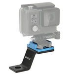 PULUZ 固定金属製バイクホルダーマウント GoPro、Insta360、DJIおよびその他のアクションカメラ対応, 固定マウント1(ブラック), 固定マウント1(シルバー), 固定マウント1(レッド), 固定マウント1(ブルー), 固定マウント1(ゴールド)