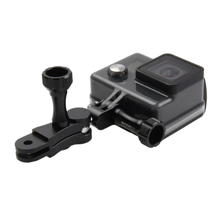 PULUZ CNCアルミボールジョイントマウント 2本の長ネジ付き GoPro、Insta360、DJIおよびその他のアクションカメラ対応, CN在庫