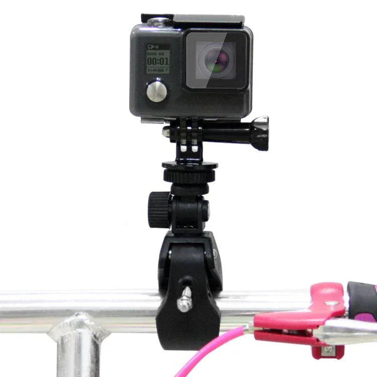 PULUZ バイク・自転車用ハンドルバー ホルダー 三脚マウント＆ネジ付き GoPro、Insta360、DJIおよびその他のアクションカメラ対応, 延長マウント