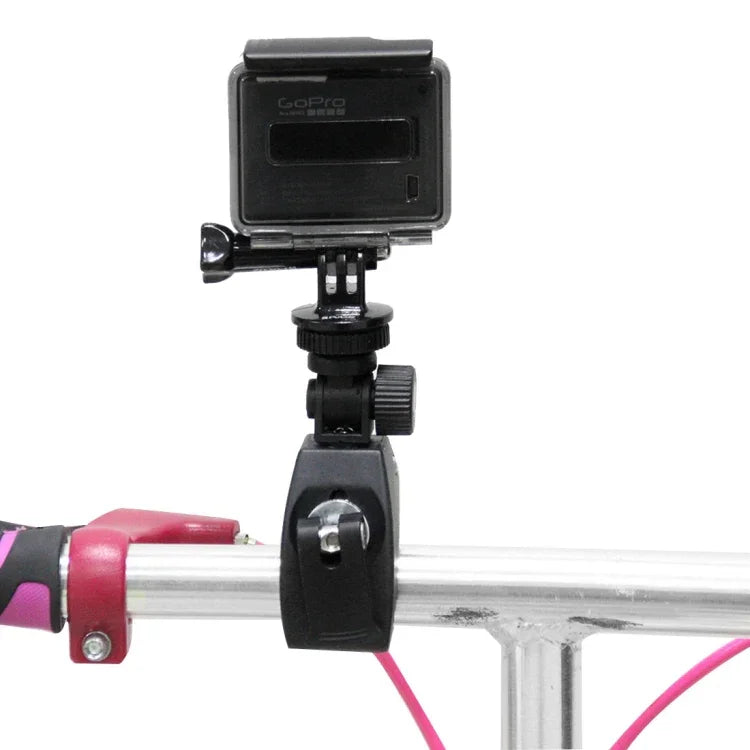 PULUZ バイク・自転車用ハンドルバー ホルダー 三脚マウント＆ネジ付き GoPro、Insta360、DJIおよびその他のアクションカメラ対応, 延長マウント