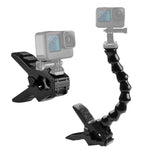 PULUZ アクションスポーツカメラ用 ジョーズフレックスクランプマウント GoPro、Insta360、DJIおよびその他アクションカメラ用、ジョーズマウント