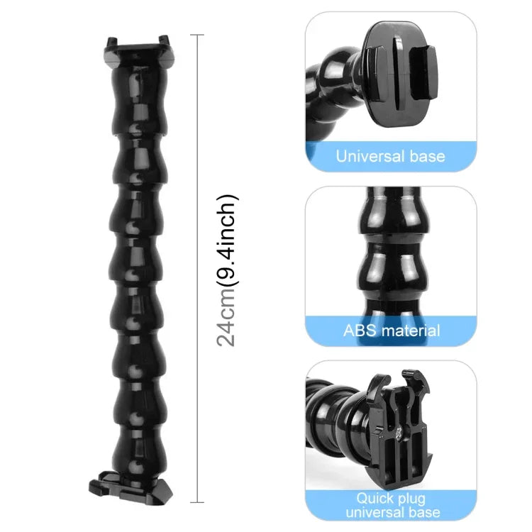 PULUZ アクションスポーツカメラ用 ジョーズフレックスクランプマウント GoPro、Insta360、DJIおよびその他アクションカメラ用、ジョーズマウント