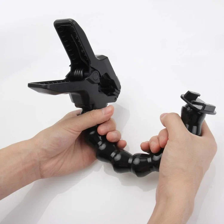 PULUZ アクションスポーツカメラ用 ジョーズフレックスクランプマウント GoPro、Insta360、DJIおよびその他アクションカメラ用、ジョーズマウント