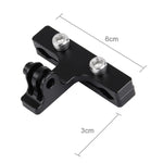PULUZ アルミ合金バイクシートクッションマウント GoPro、Insta360、DJIおよびその他のアクションカメラ用 シートマウント