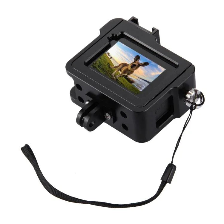 PULUZ ハウジングシェル CNCアルミ合金保護ケージ 保険フレーム＆52mm UVレンズ付き GoPro HERO(2018) /7 ブラック /6 /5用、HERO6 /5プルフレーム用、HERO5プルフレーム用