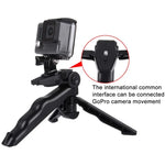 PULUZ グリップ折りたたみ三脚マウント アダプター＆ネジ付き GoPro、Insta360、DJIおよびその他のアクションカメラ用 最大荷重: 2kg