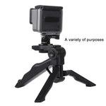 PULUZ グリップ折りたたみ三脚マウント アダプター＆ネジ付き GoPro、Insta360、DJIおよびその他のアクションカメラ用 最大荷重: 2kg