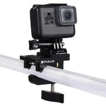 PULUZ アルミ合金マウント ユニバーサル固定クランプ GoPro、Insta360、DJIおよびその他のアクションカメラ用 固定クランプマウント