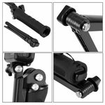PULUZ 3ウェイグリップ 折りたたみ式三脚 セルフィースティック 延長モノポッド GoPro、Insta360 ONE R、DJI Osmo Actionおよびその他のアクションカメラ用、長さ：20-58cm、長さ：20-58cm