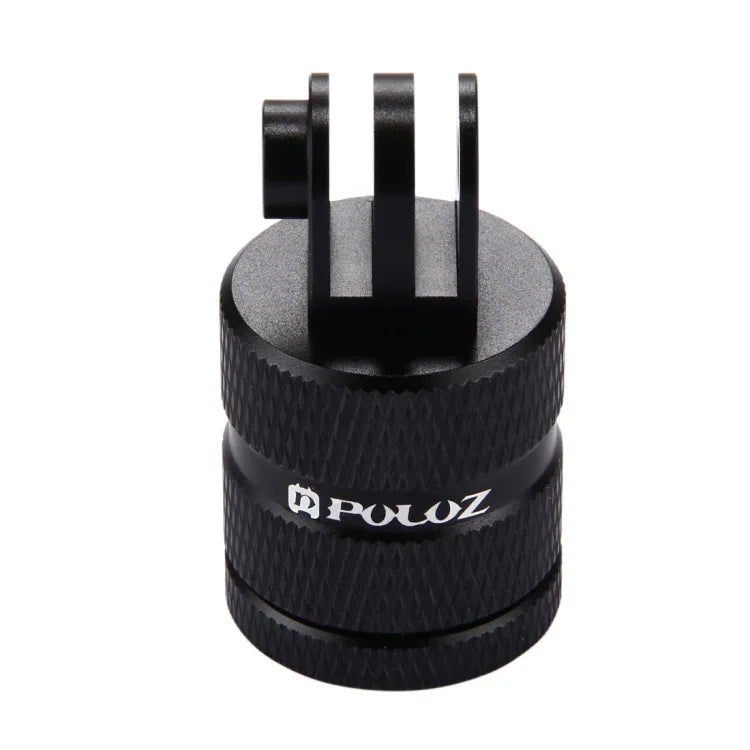 PULUZ 1/4インチネジ穴 三脚マウント CNCアダプター GoPro、Insta360、DJIおよびその他のアクションカメラ用、1/4インチロングサイズ
