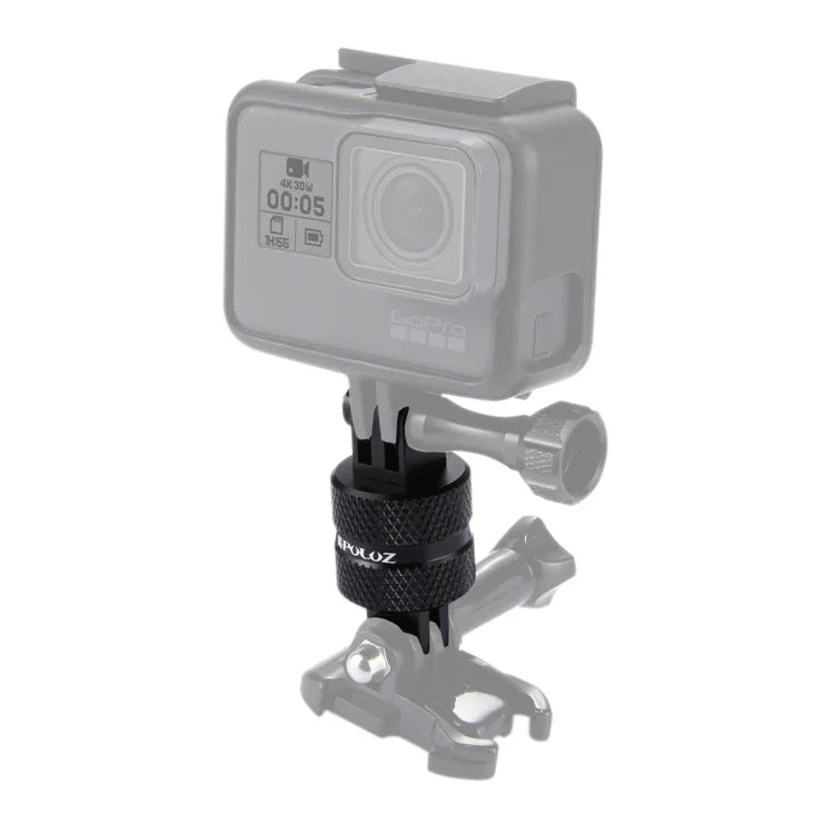 PULUZ 360度回転 CNC スイベルピボット延長アーム 三脚マウント GoPro、Insta360、DJIおよびその他のアクションカメラ用、延長アダプター