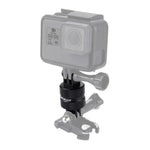 PULUZ 360度回転 CNC スイベルピボット延長アーム 三脚マウント GoPro、Insta360、DJIおよびその他のアクションカメラ用、延長アダプター