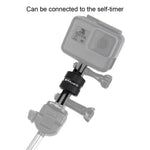 PULUZ 360度回転 CNC スイベルピボット延長アーム 三脚マウント GoPro、Insta360、DJIおよびその他のアクションカメラ用、延長アダプター