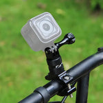 PULUZ 360度回転 バイク用アルミハンドルバーアダプターマウント ネジ付き GoPro、Insta360、DJIおよびその他のアクションカメラ対応、中国在庫（赤）、中国在庫（青）、ハンドルバーアダプターマウント 1
