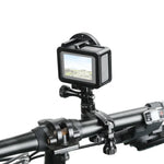 PULUZ 360度回転 バイク用アルミハンドルバーアダプターマウント ネジ付き GoPro、Insta360、DJIおよびその他のアクションカメラ対応、ハンドルバーアダプターマウント 2