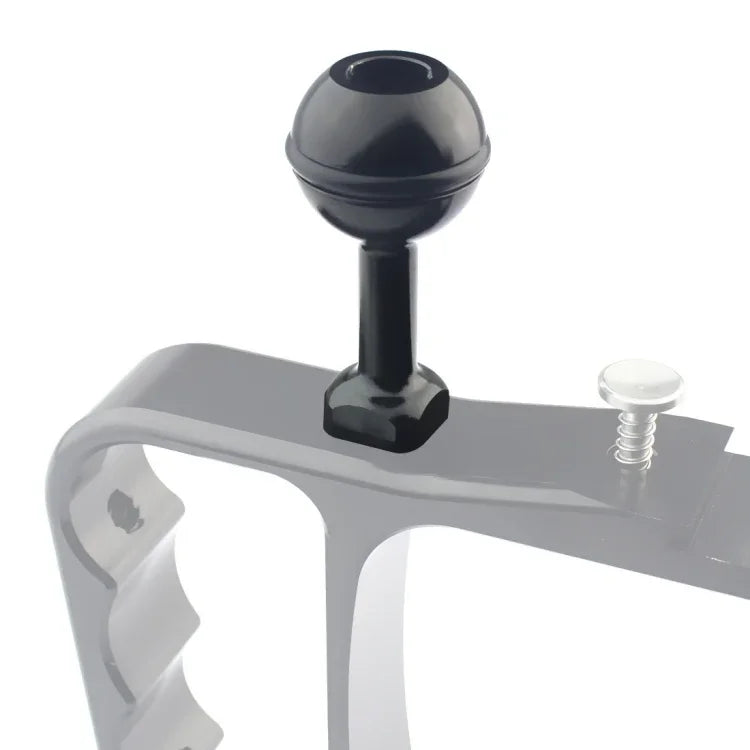 PULUZ 1/4インチネジ アルミボールアダプターマウント GoPro、Insta360、DJIおよびその他のアクションカメラ用、直径：2.5cm、1/4インチネジ（ブラック）、1/4インチネジ（ブルー）