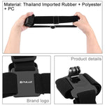 PULUZ 弾性マウントベルト 調節可能ヘッドストラップ GoPro、Insta360 ONE R、DJI Osmo Actionおよびその他のアクションカメラ用、ヘッドストラップ
