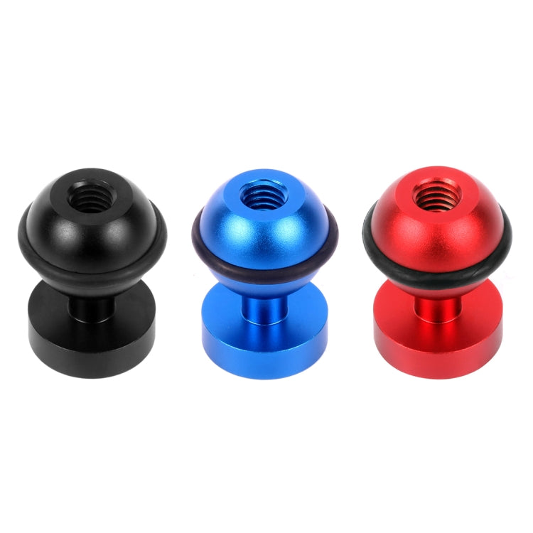 PULUZ CNCアルミニウムボールヘッドアダプターマウント GoPro、Insta360、DJIおよびその他のアクションカメラ用、直径: 2.5cm、CNCアルミニウム（ブラック）