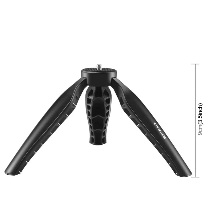 PULUZ シンプルミニ ABS デスクトップ三脚マウント 1/4インチネジ付き DSLR & デジタルカメラ用, 作業高さ: 9cm, ABS三脚