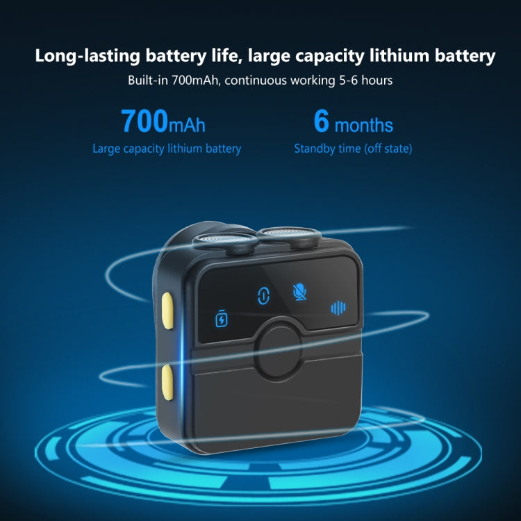 PULUZ 磁気ラベリアワイヤレスマイク 充電ケース付き、8ピン RX レシーバーと 2 TX マイク、8ピン 2 TX + 1 RX、充電ケース付き