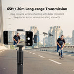 PULUZ 磁気ラベリアワイヤレスマイク 充電ケース付き、8ピン RX レシーバーと 2 TX マイク、8ピン 2 TX + 1 RX、充電ケース付き