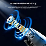 PULUZ 4送信機 + 1受信機ワイヤレスラベリアマイク、Type-C 4送信機 + 1受信機