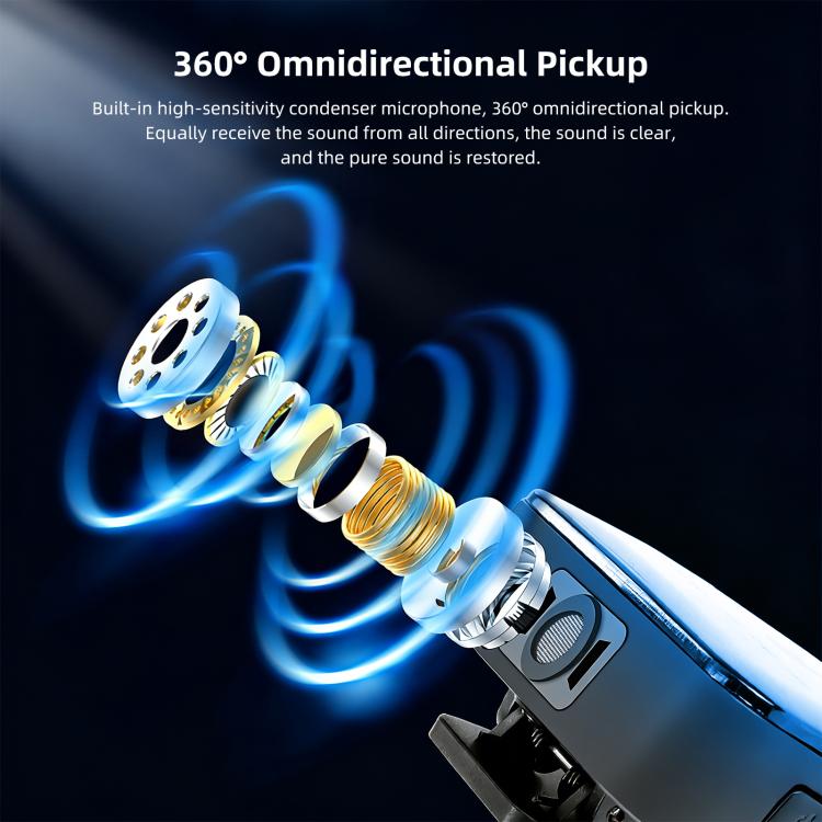 PULUZ 4送信機 + 1受信機ワイヤレスラベリアマイク、Type-C 4送信機 + 1受信機