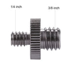 PULUZ 1/4インチオスネジから3/8インチオスネジアダプタースクリュー、1/4オスから3/8オス