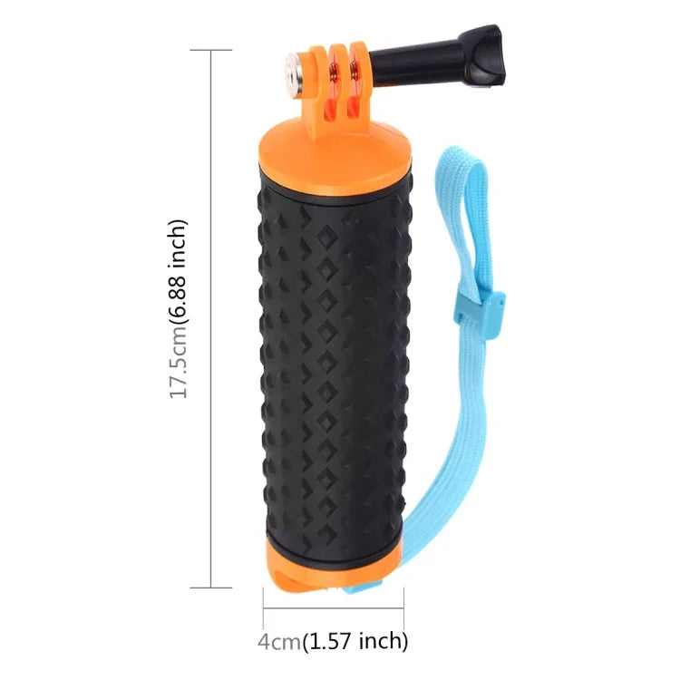 PULUZ 浮きハンドルハンドグリップ 浮力ロッド ストラップ付き GoPro HERO10 Black / HERO9 Black / HERO8 Black / HERO7 /6 /5 /5 Session /4 Session /4 /3+ /3 /2 /1、Xiaoyiおよびその他のアクションカメラ用 浮くハンドグリップ