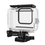 PULUZ 60m水深対応ダイビングケース 防水カメラハウジング GoPro HERO8 Black用、GoPro HERO8 Black用